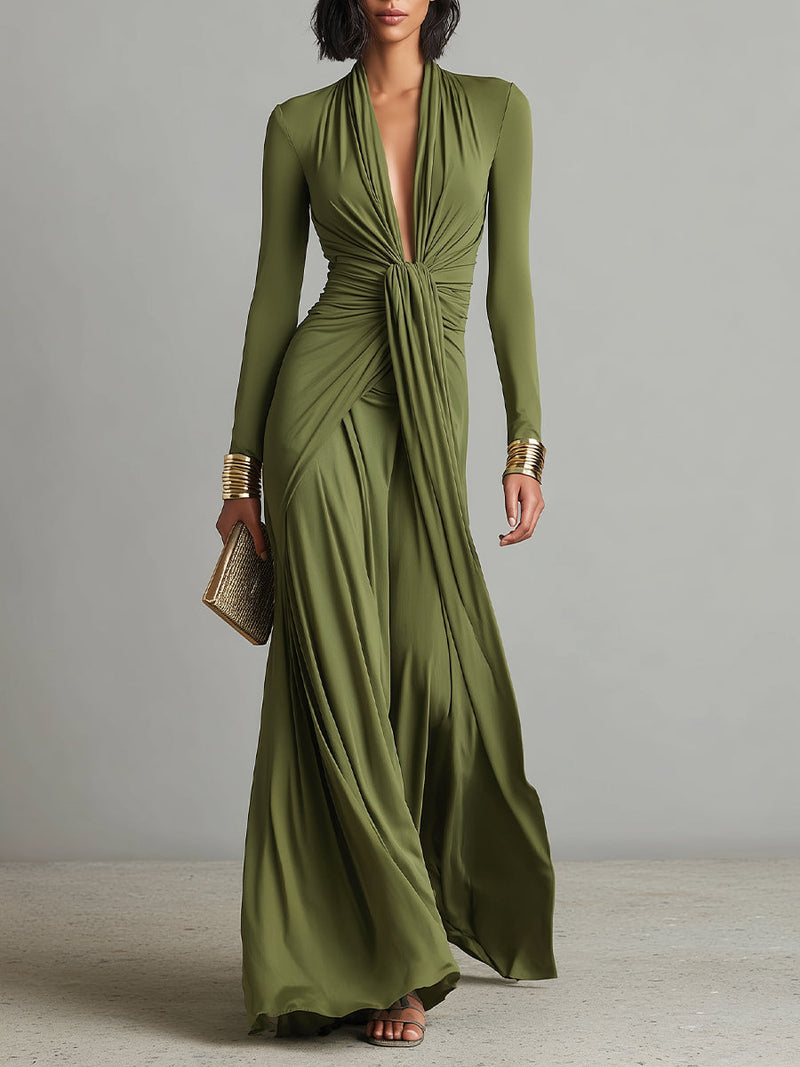 Evening Wrap Dress
