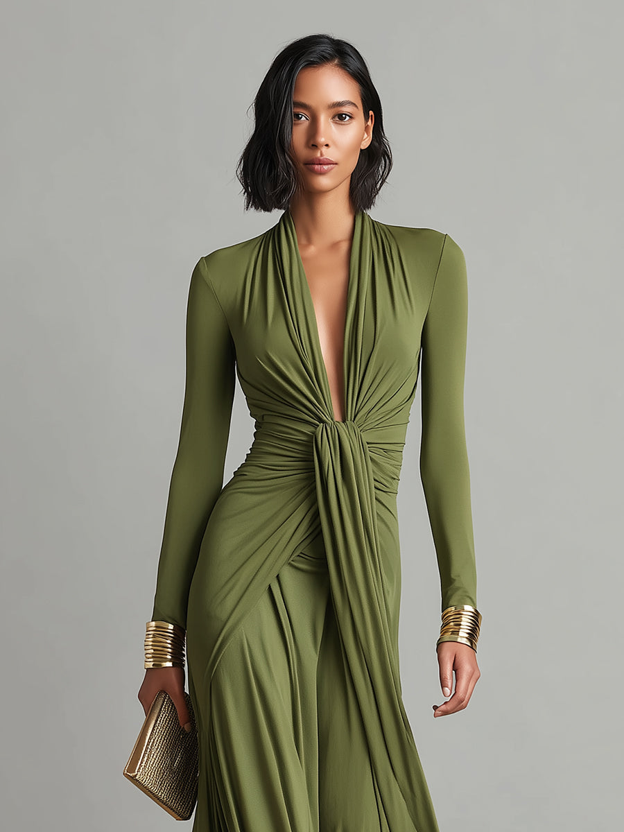 Evening Wrap Dress