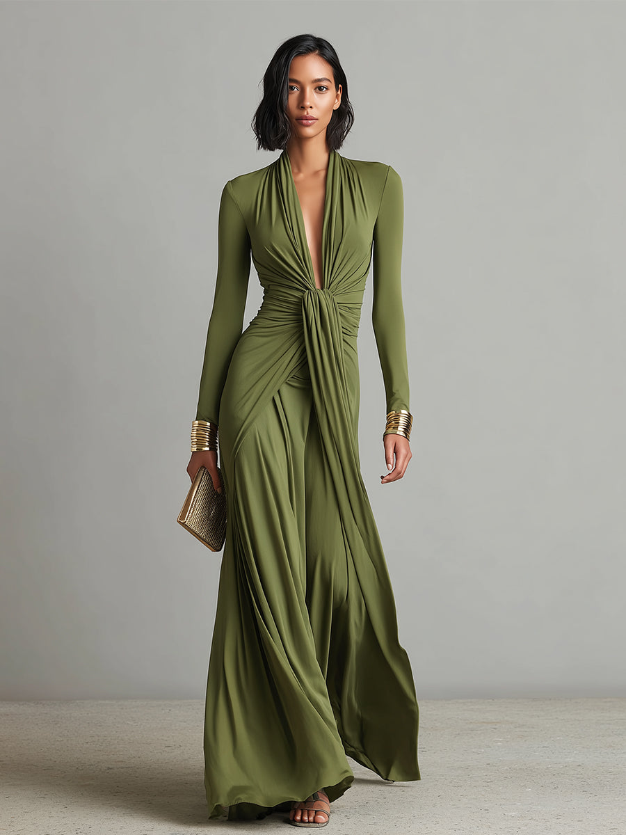 Evening Wrap Dress