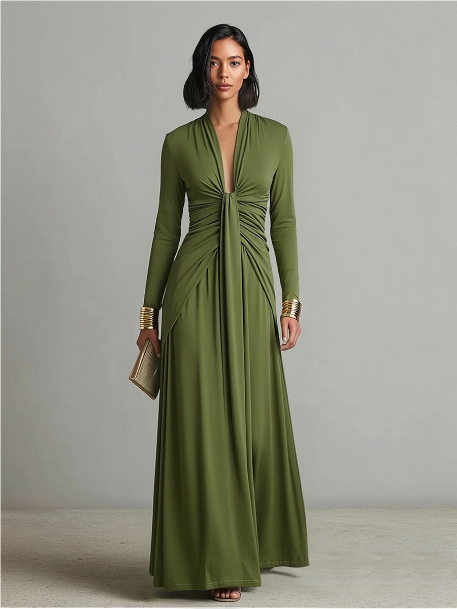 Evening Wrap Dress