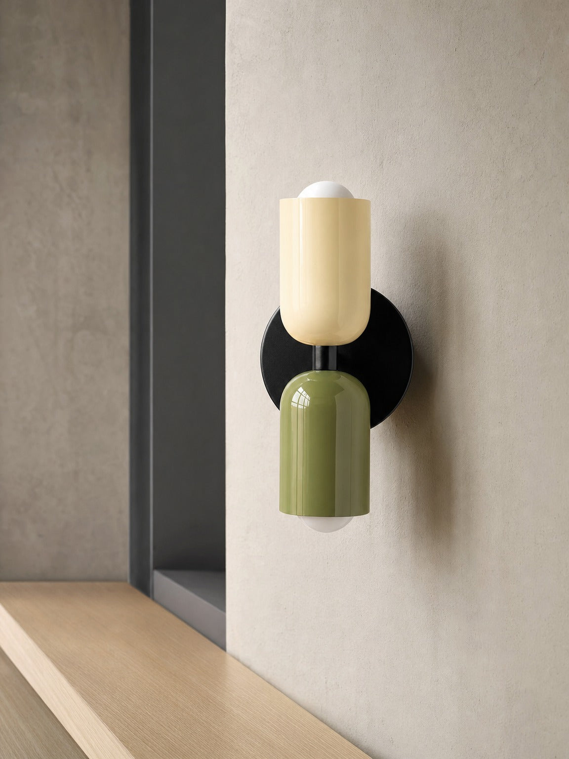 Two Tone Capsule Sconce