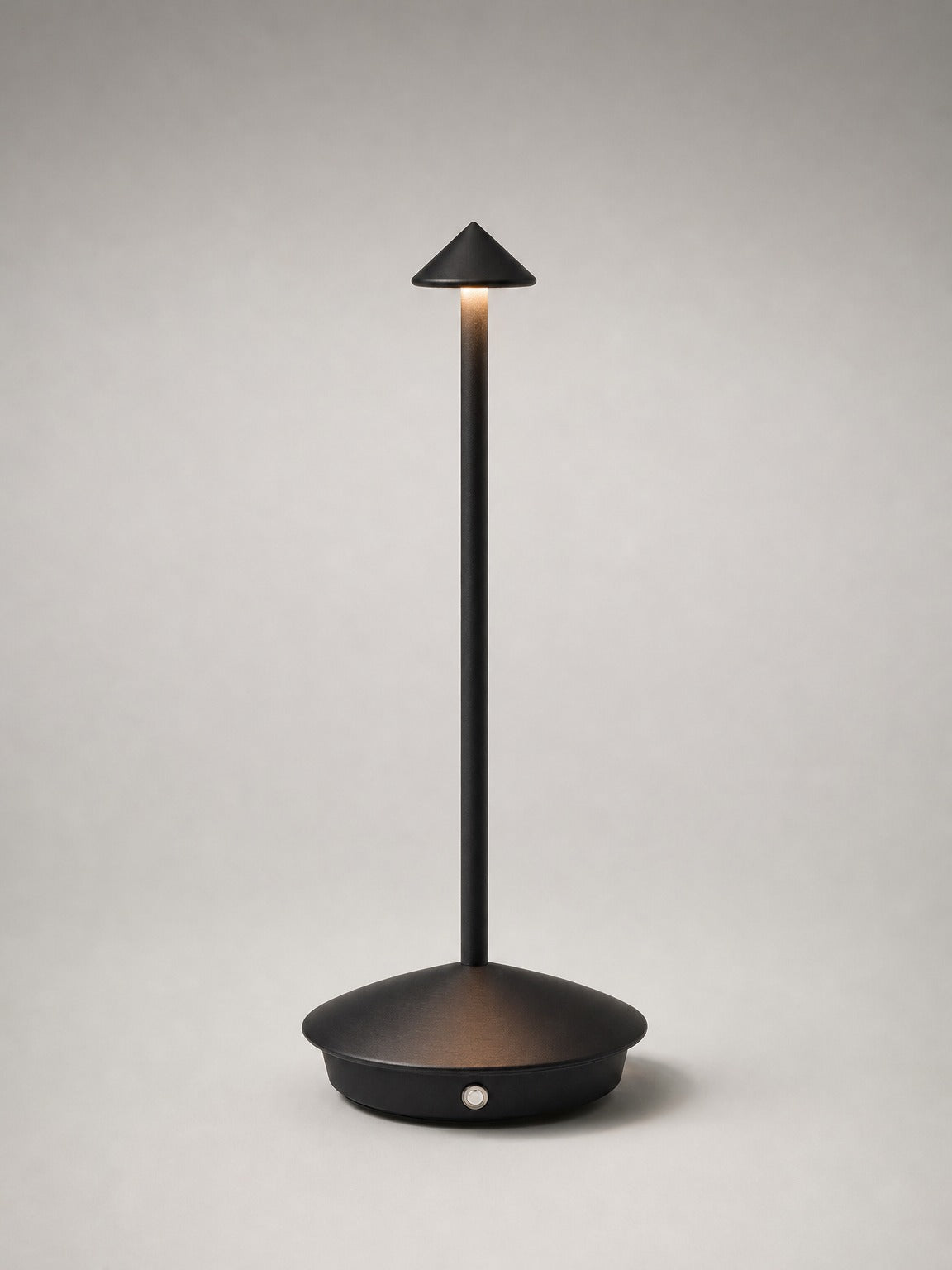 Black Conical Lamp