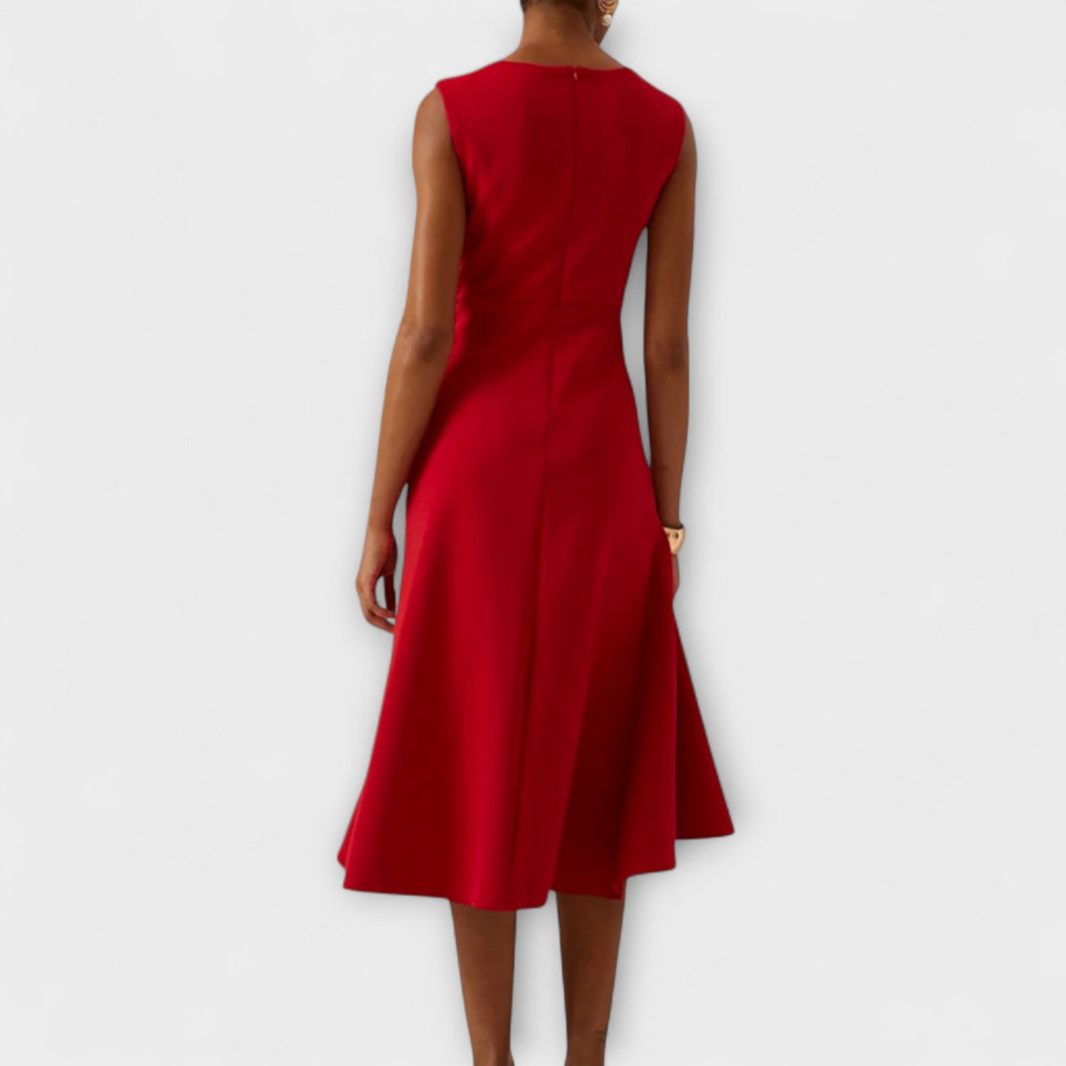 Sculptural Ruffle Dress