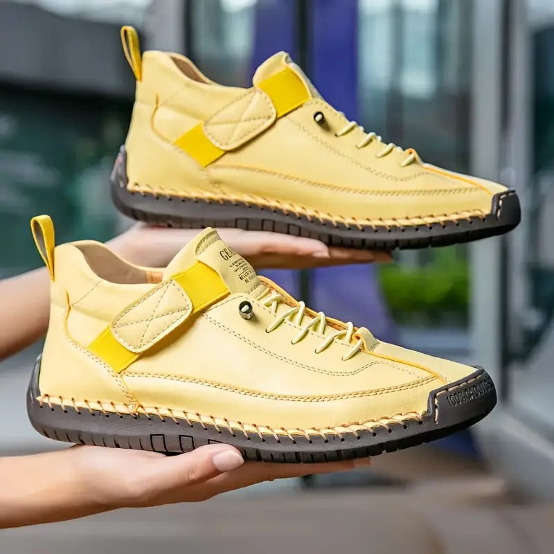Adults' Comfort Slip on Sneakers Hook and Loop Strap | Cushioned - Image 2