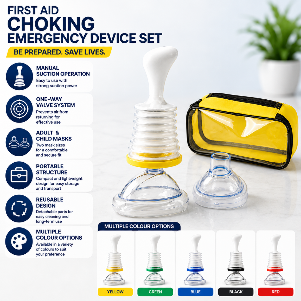 Anti Choking Device with Manual Suction and Dual Airway Masks for Kids - Image 2