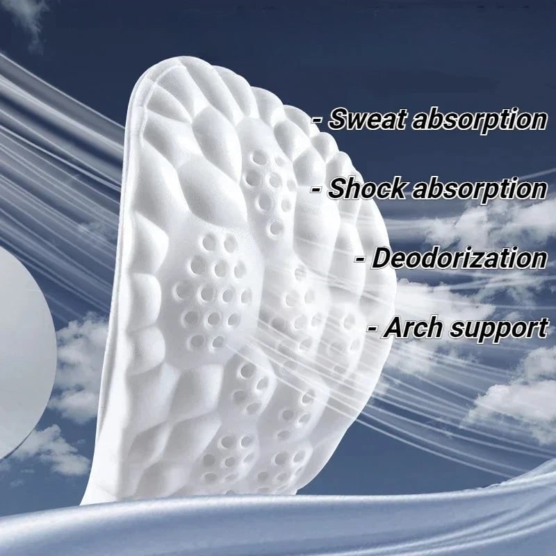 Arch Support Shoe Insoles with Cushioning and Breathable Mesh for Daily Comfort - Image 6