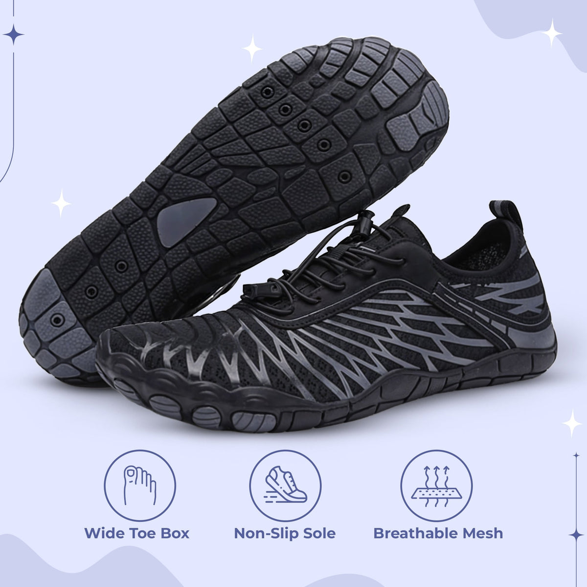 Barefoot Running Shoes with Wide Toe Box Minimalist Lightweight Design and Flexible Sole - Image 9