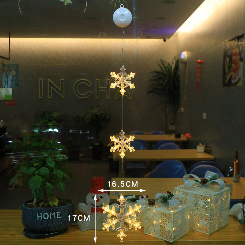 Battery Operated Christmas Lights with Suction Cup for Window Glass Decorations - Image 17