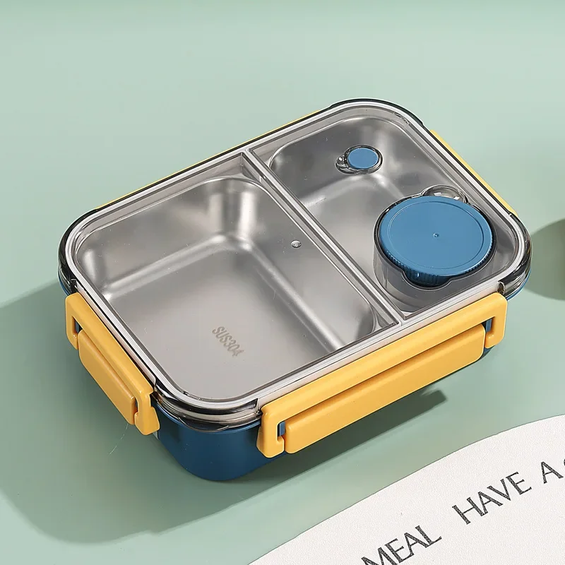 Bento Lunch Box with Stainless Steel Compartments Leakproof Seal and Portable Design - Image 10