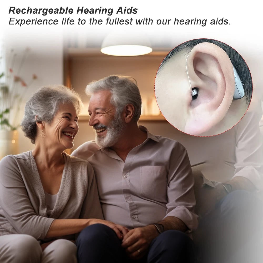 Bluetooth Hearing Aids with Noise Reduction Rechargeable Battery and Behind the Ear Design - Image 4