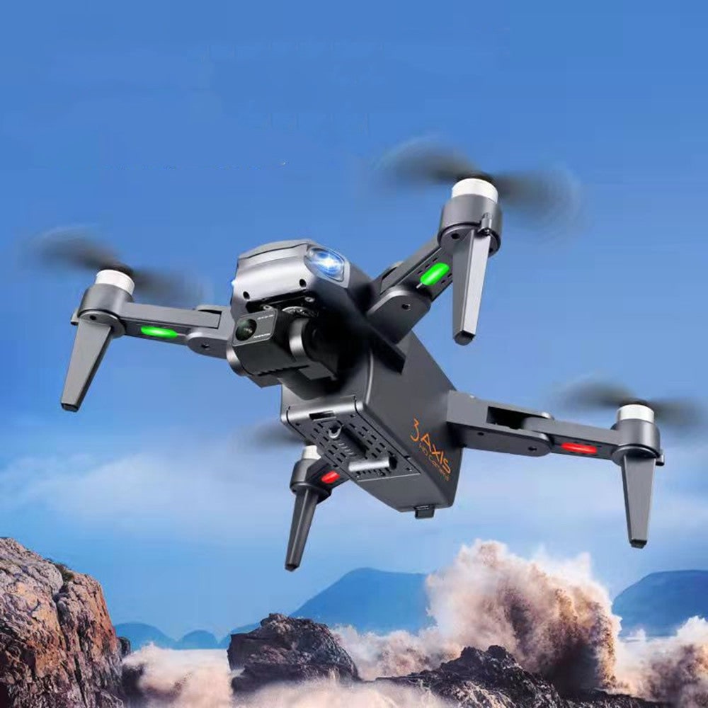 Camera Drone Quadcopter with 3-Axis Gimbal Foldable Design and Remote Controller - Image 9