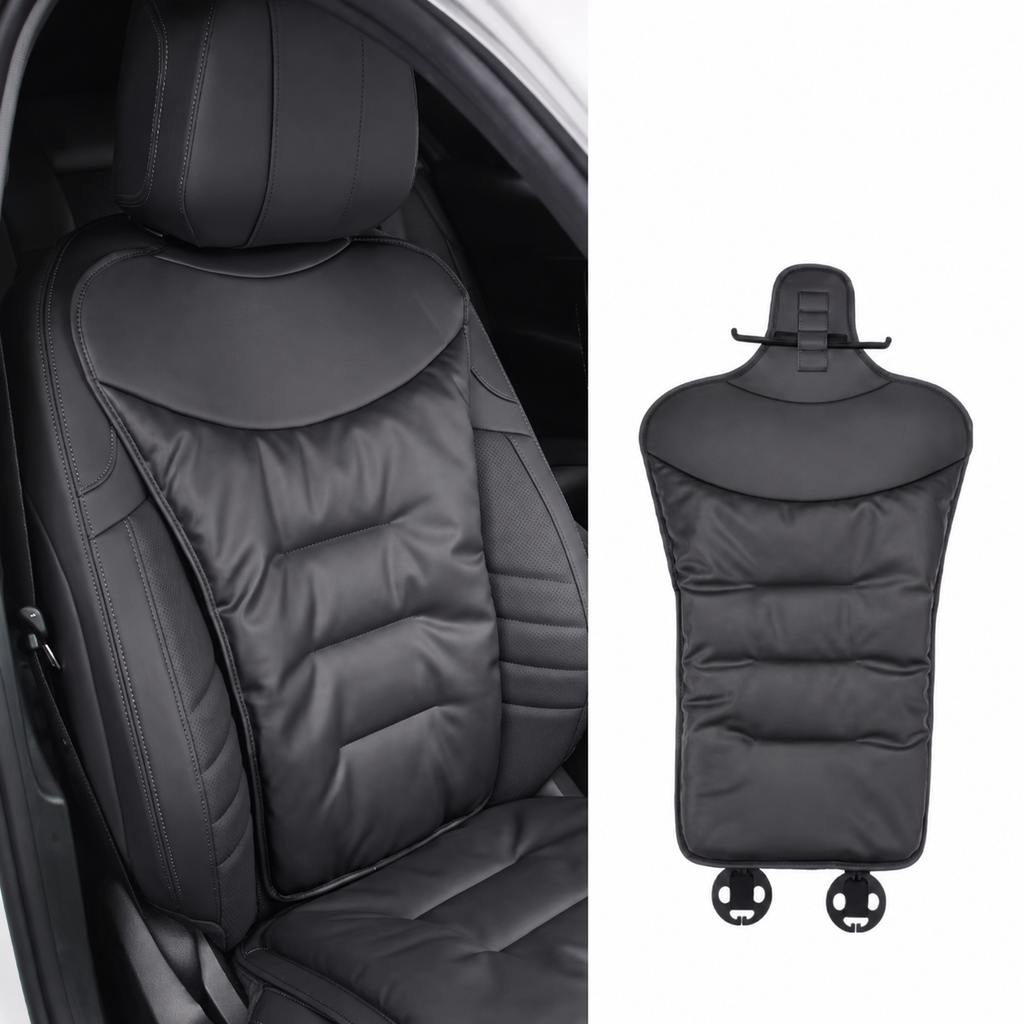 Car Seat Cushion with Lumbar Support and Ergonomic Back for Driving Comfort - Image 3