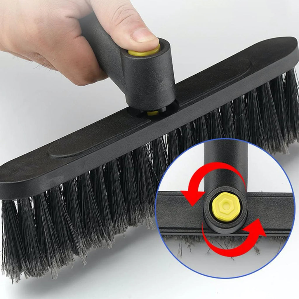 Car Snow Brush and Ice Scraper with Rotating Head and Extendable Telescopic Pole - Image 4