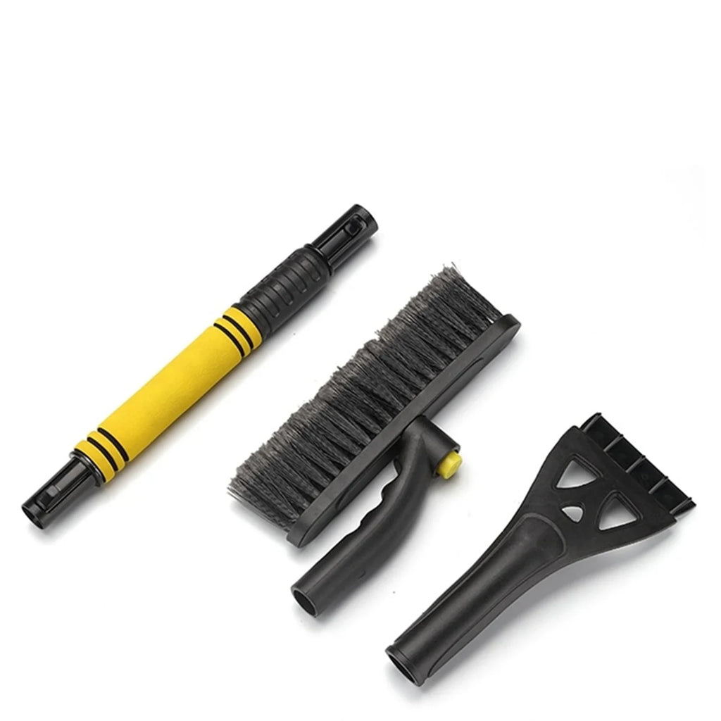 Car Snow Brush and Ice Scraper with Rotating Head and Extendable Telescopic Pole - Image 5