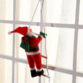 Christmas Decoration Climbing Santa with Rope Ladder and White Beard for Holiday Decor - Image 2