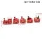 Christmas Train Decoration with Miniature Figures and Festive Tabletop Design - Image 2