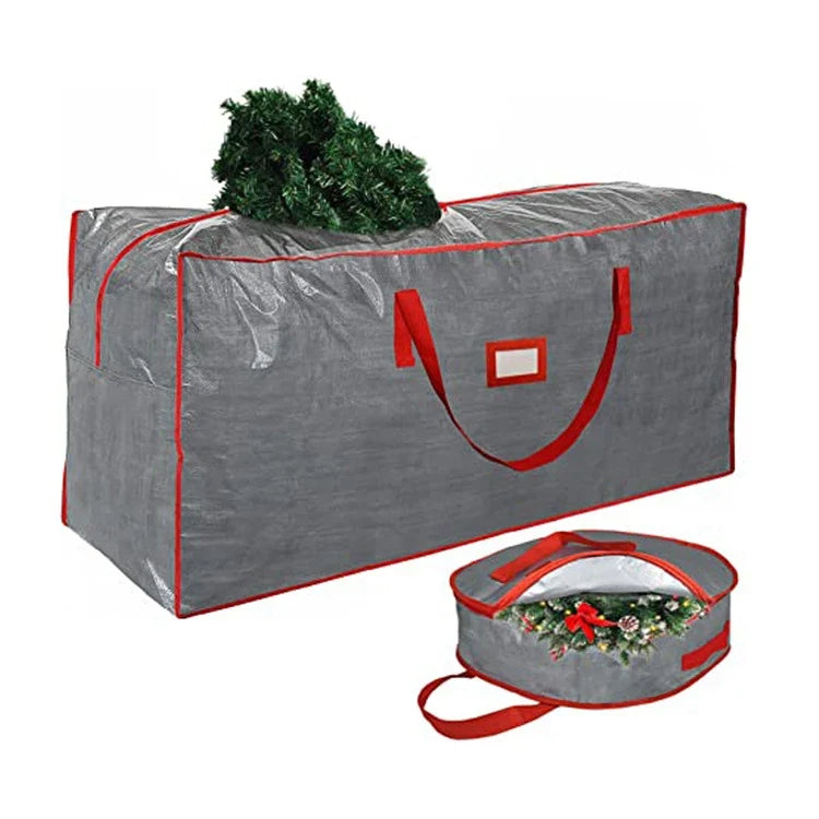 Christmas Tree Storage Bag Heavy-Duty Waterproof with Dual Zipper Closure - Image 10