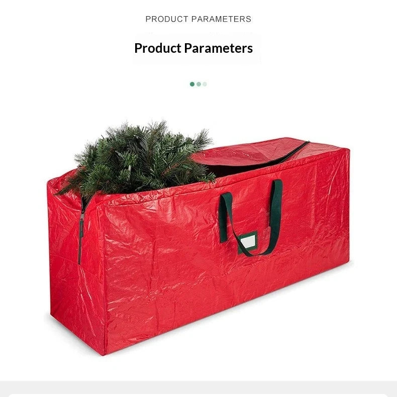 Christmas Tree Storage Bag Heavy-Duty Waterproof with Dual Zipper Closure - Image 9