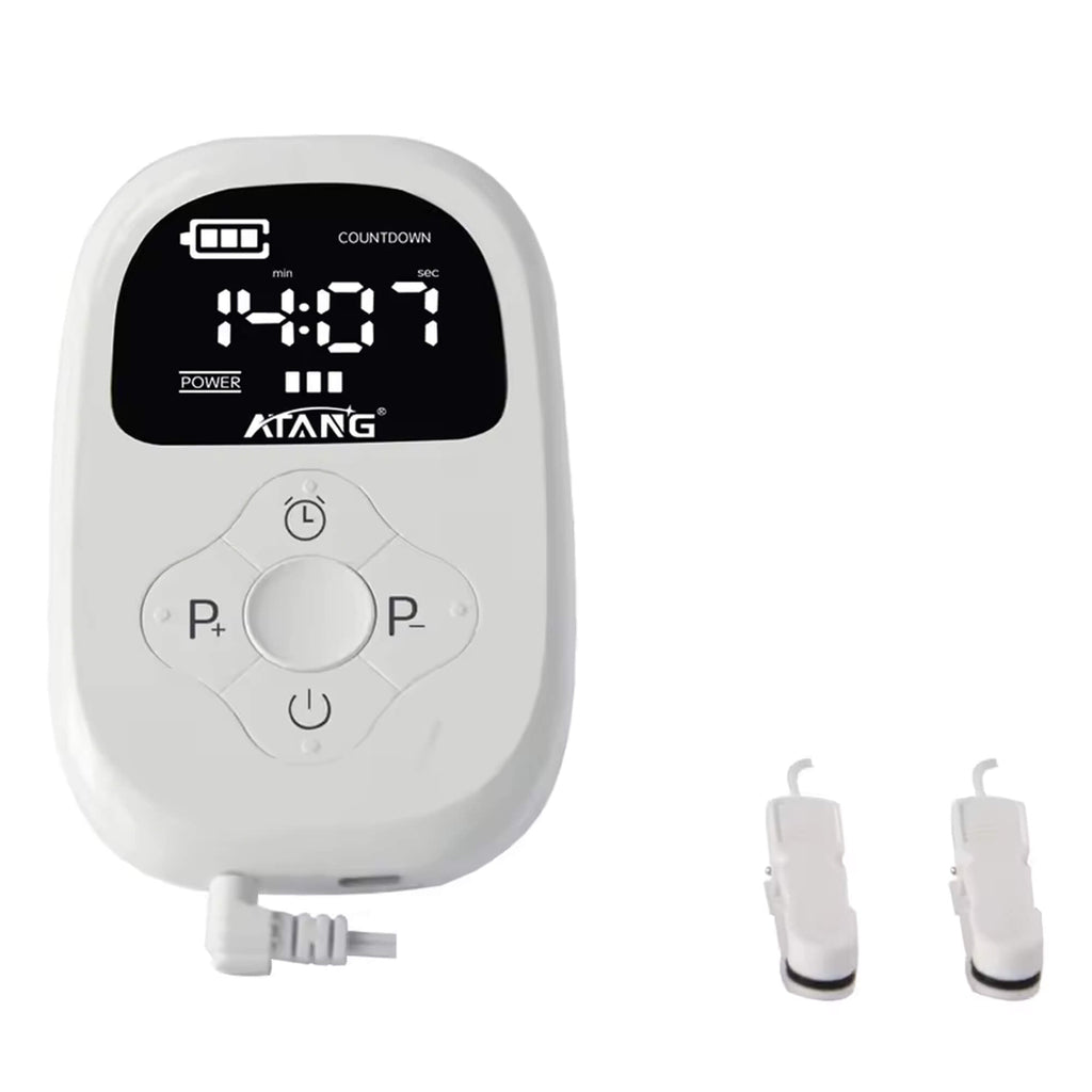 Cranial Electrotherapy Stimulator with Earlobe Clips and LED Display - Image 1