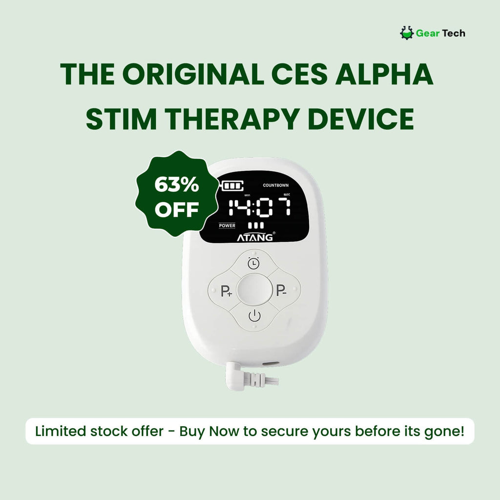 Cranial Electrotherapy Stimulator with Earlobe Clips and LED Display - Image 8