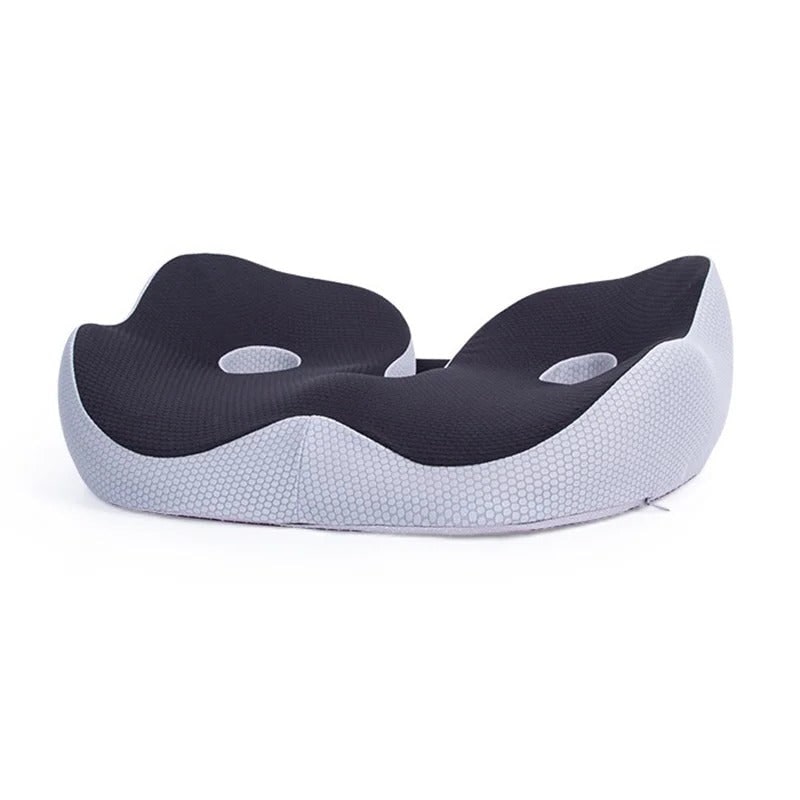 Desk Chair Seat Cushion with Memory Foam and Adjustable Strap for Orthopedic Support - Image 3