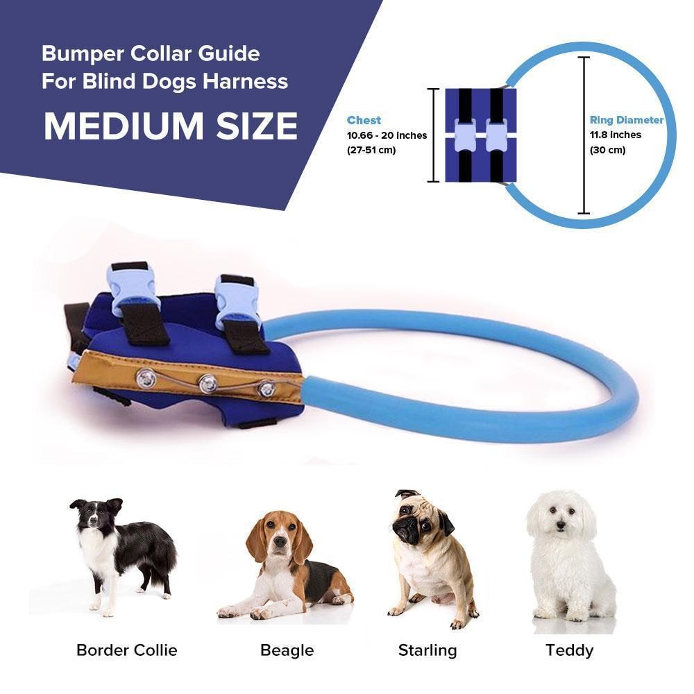 Dog Harness with Protective Bumper Ring and Quick-Release Buckle for Blind - Image 11