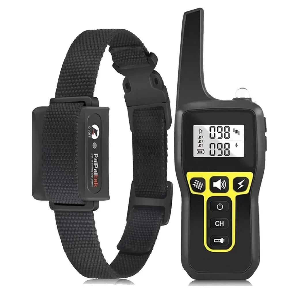 Dog Training Collar with Remote Control and Waterproof Design for Long-Range - Image 1