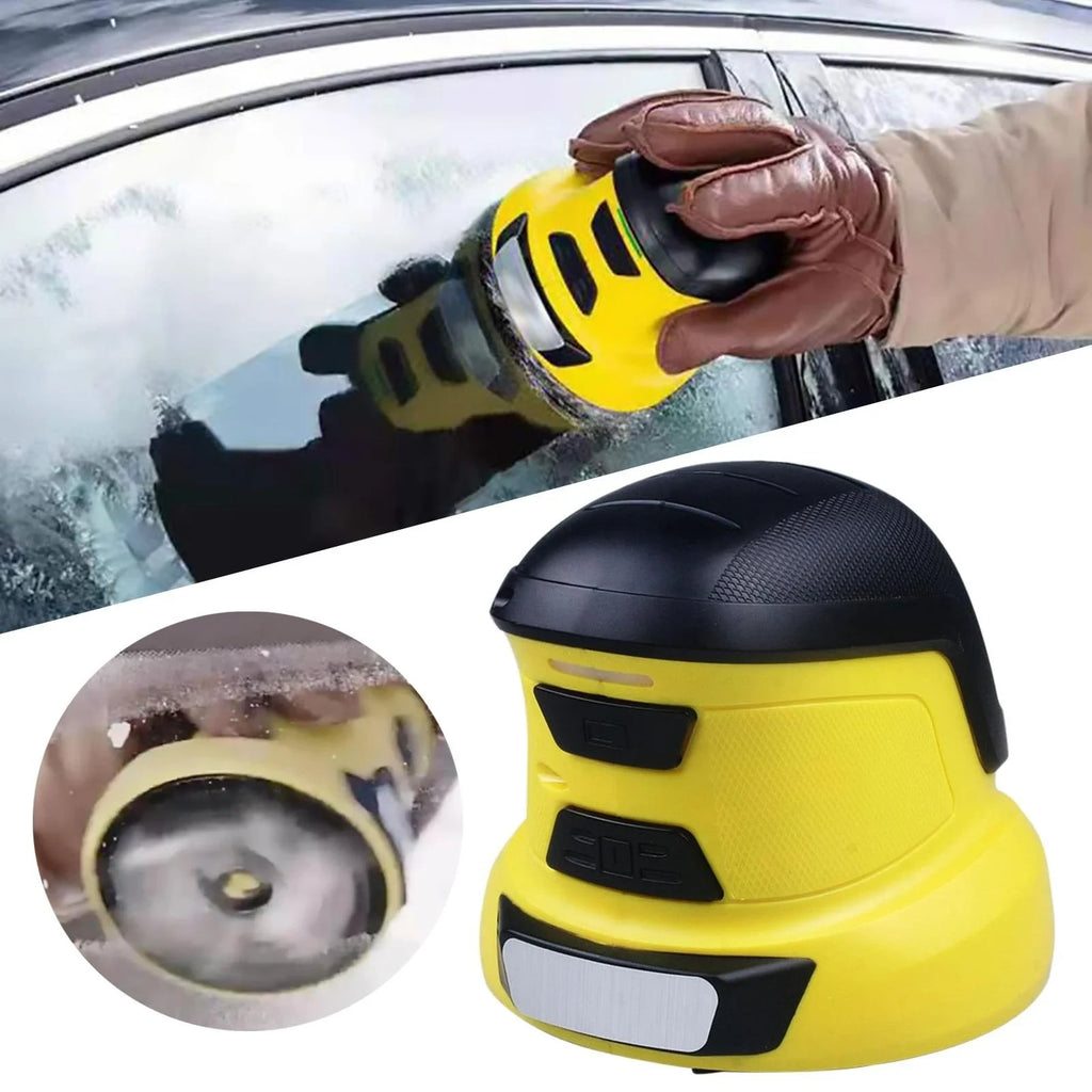 Electric Car Ice Scraper with Rotating Disc and USB Rechargeable Battery - Image 2