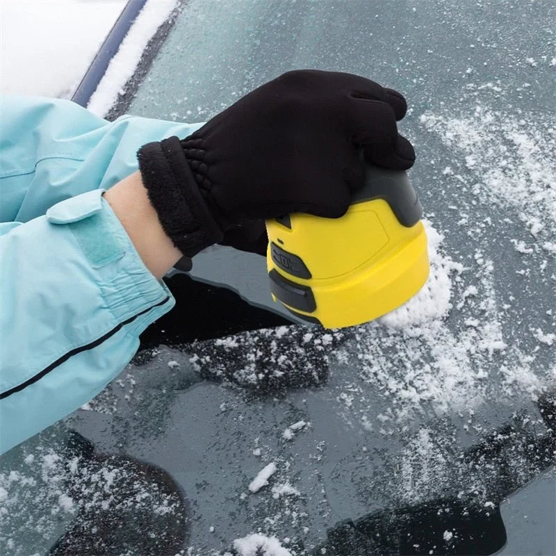 Electric Car Ice Scraper with Rotating Disc and USB Rechargeable Battery - Image 3