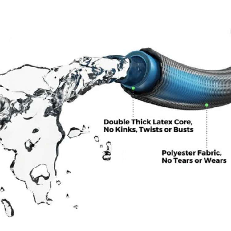 Expandable Garden Hose with 8-Pattern Spray Nozzle Brass Connectors and Anti-Kink Design - Image 16