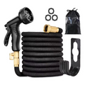 Expandable Garden Hose with 8-Pattern Spray Nozzle Brass Connectors and Anti-Kink Design - Image 17