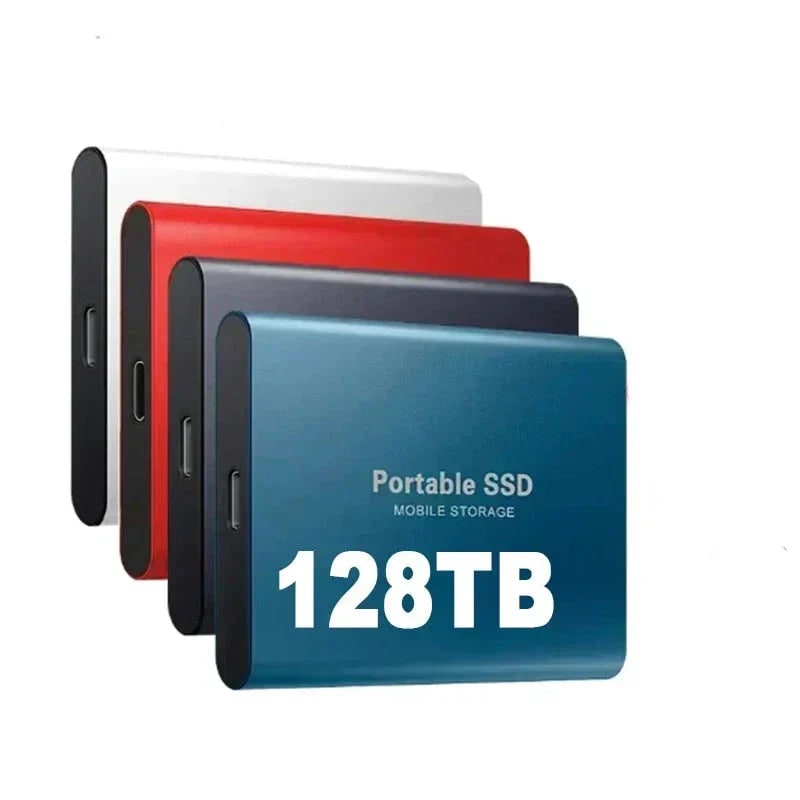 External Ssd Portable Solid State Drive with Usb-C and Aluminum Casing - Image 1