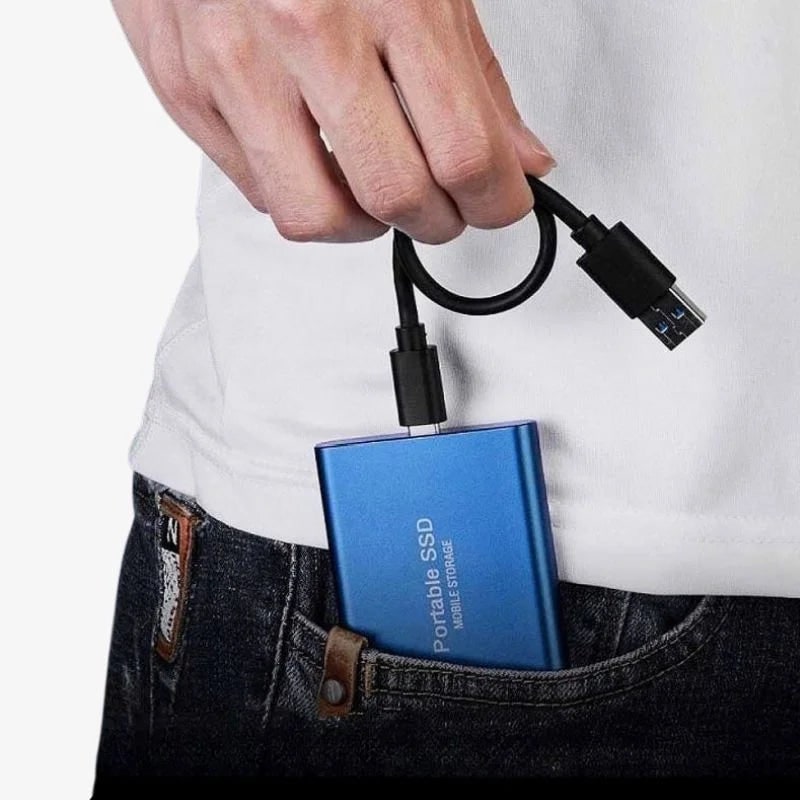 External Ssd Portable Solid State Drive with Usb-C Fast Data Transfer - Image 3