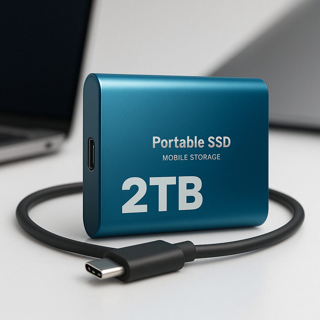 External Ssd with Usb-C Portable Storage for Fast File Transfer and PC Backup - Image 2