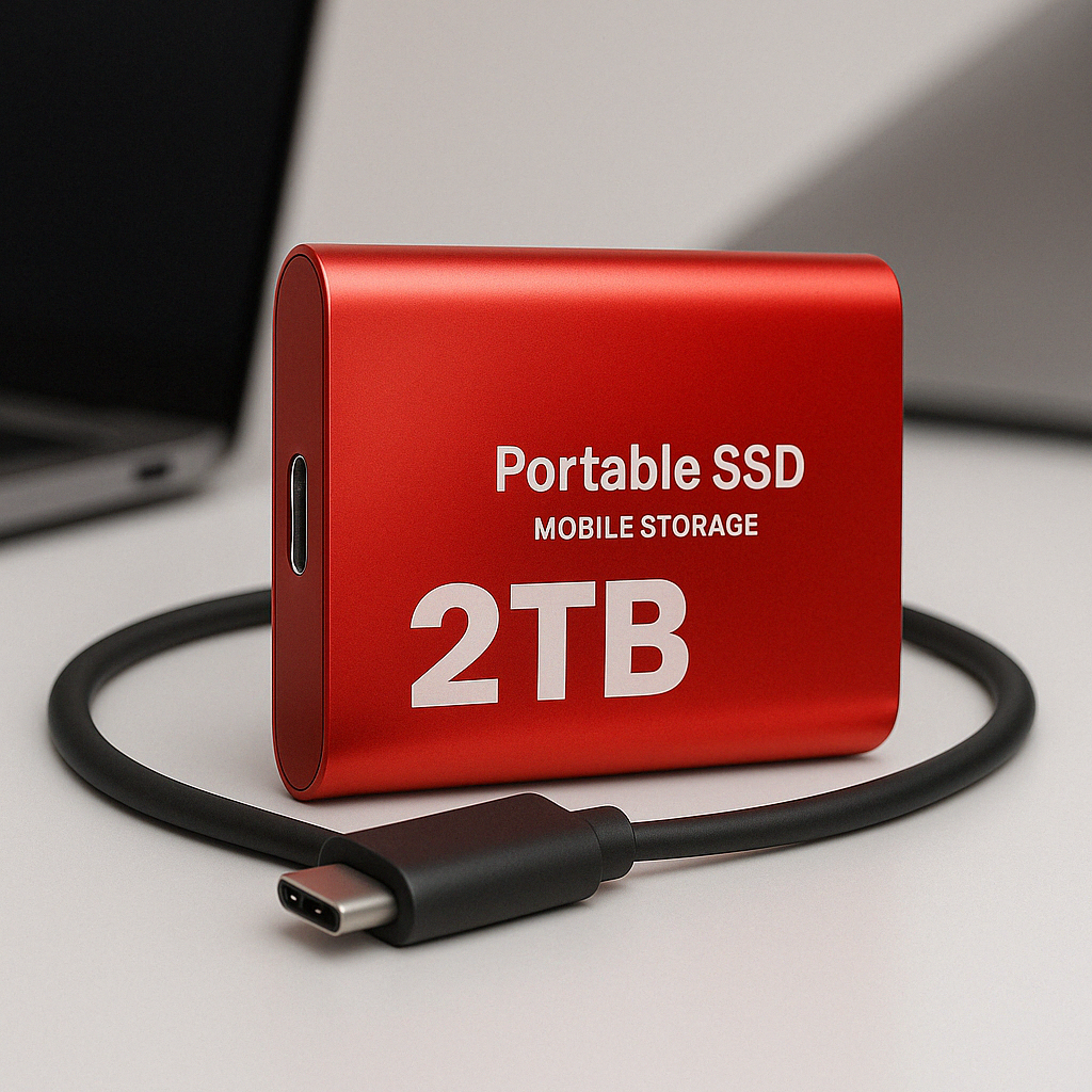 External Ssd with Usb-C Portable Storage for Fast File Transfer and PC Backup - Image 3
