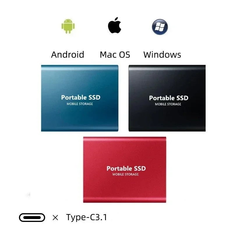 External Ssd with Usb-C Portable Storage for Fast File Transfer and PC Backup - Image 5