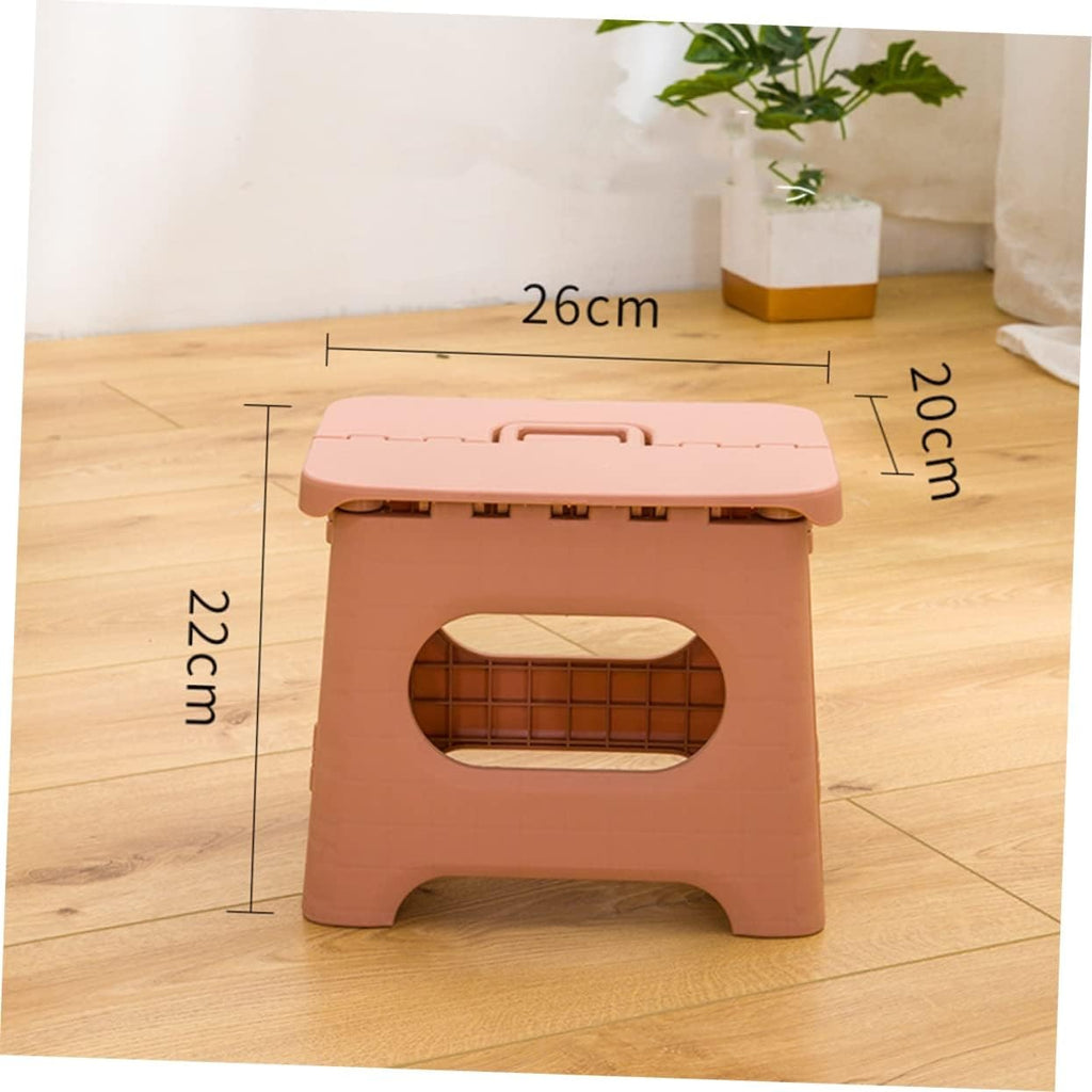 Folding Step Stool with Handle Portable Lightweight Plastic for Kitchen and Home - Image 12