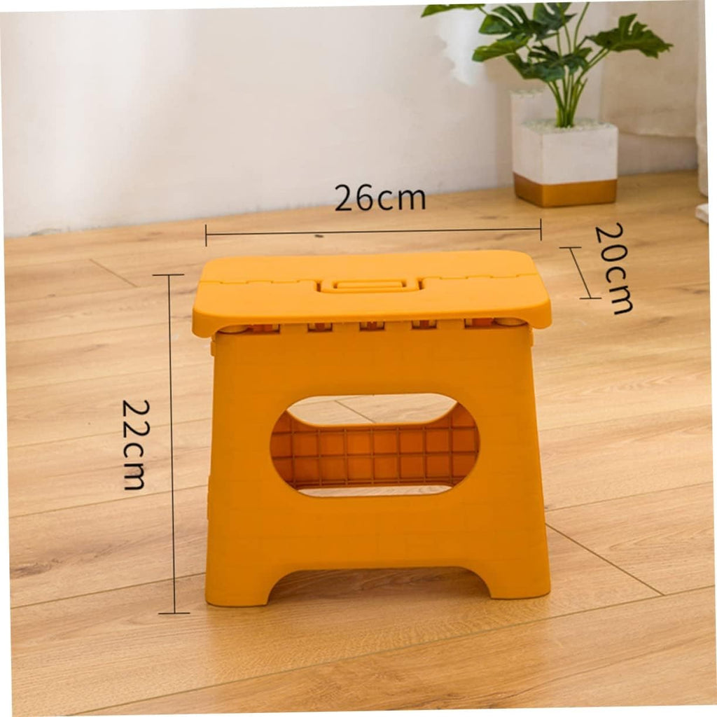 Folding Step Stool with Handle Portable Lightweight Plastic for Kitchen and Home - Image 14