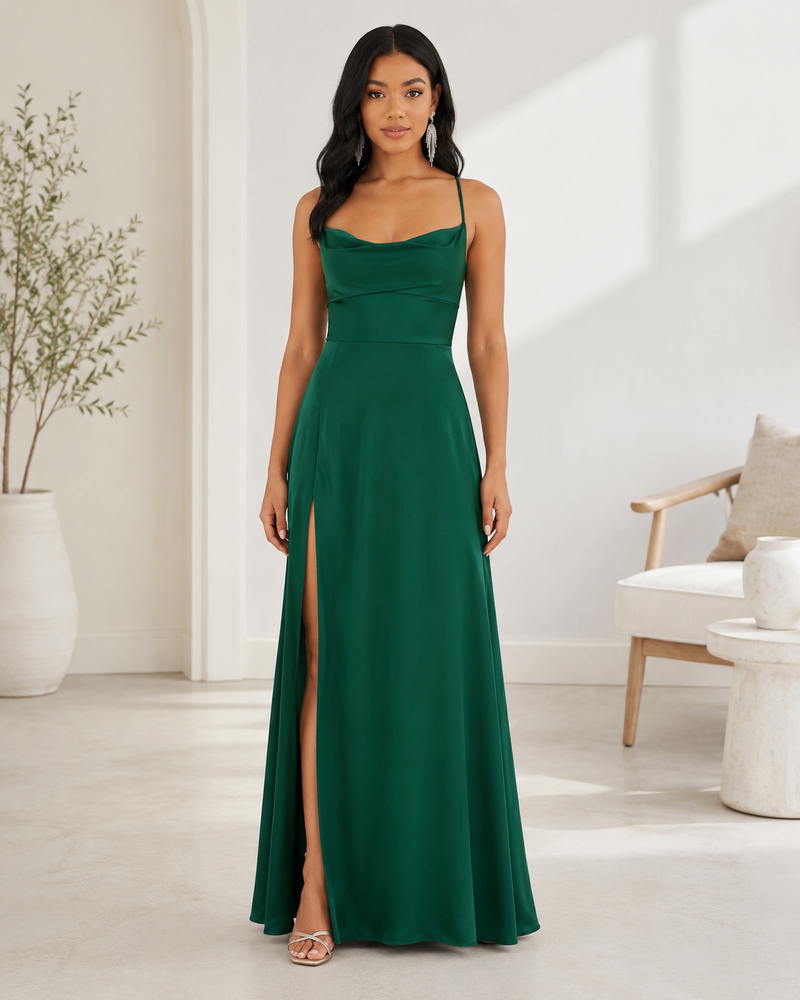 Draped Cowl Maxi