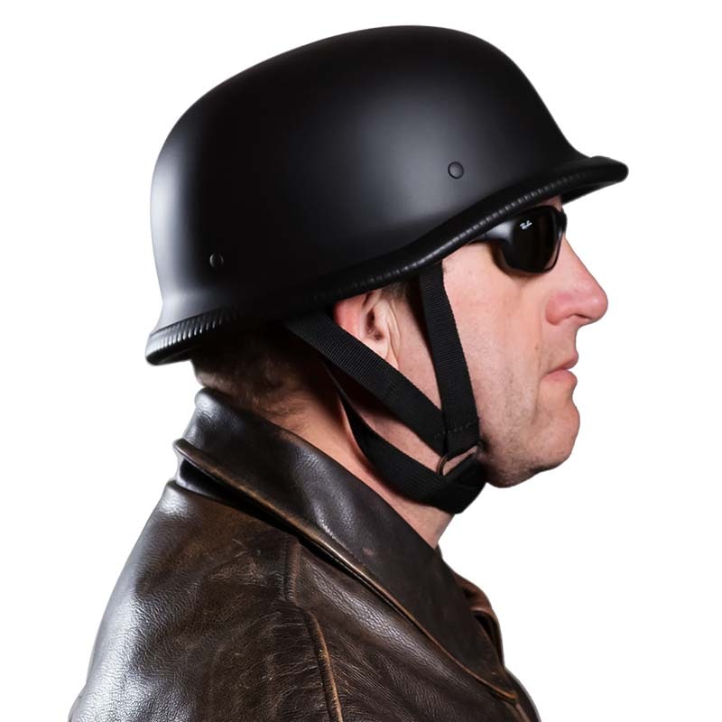 German Motorcycle Helmet Half Shell Open Face Dot Certified Lightweight with Quick Release Buckle - Image 9