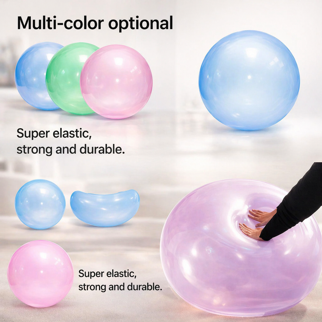 Giant Inflatable Bubble Balloon Ball with Self-Sealing Valve for Outdoor Play - Image 9