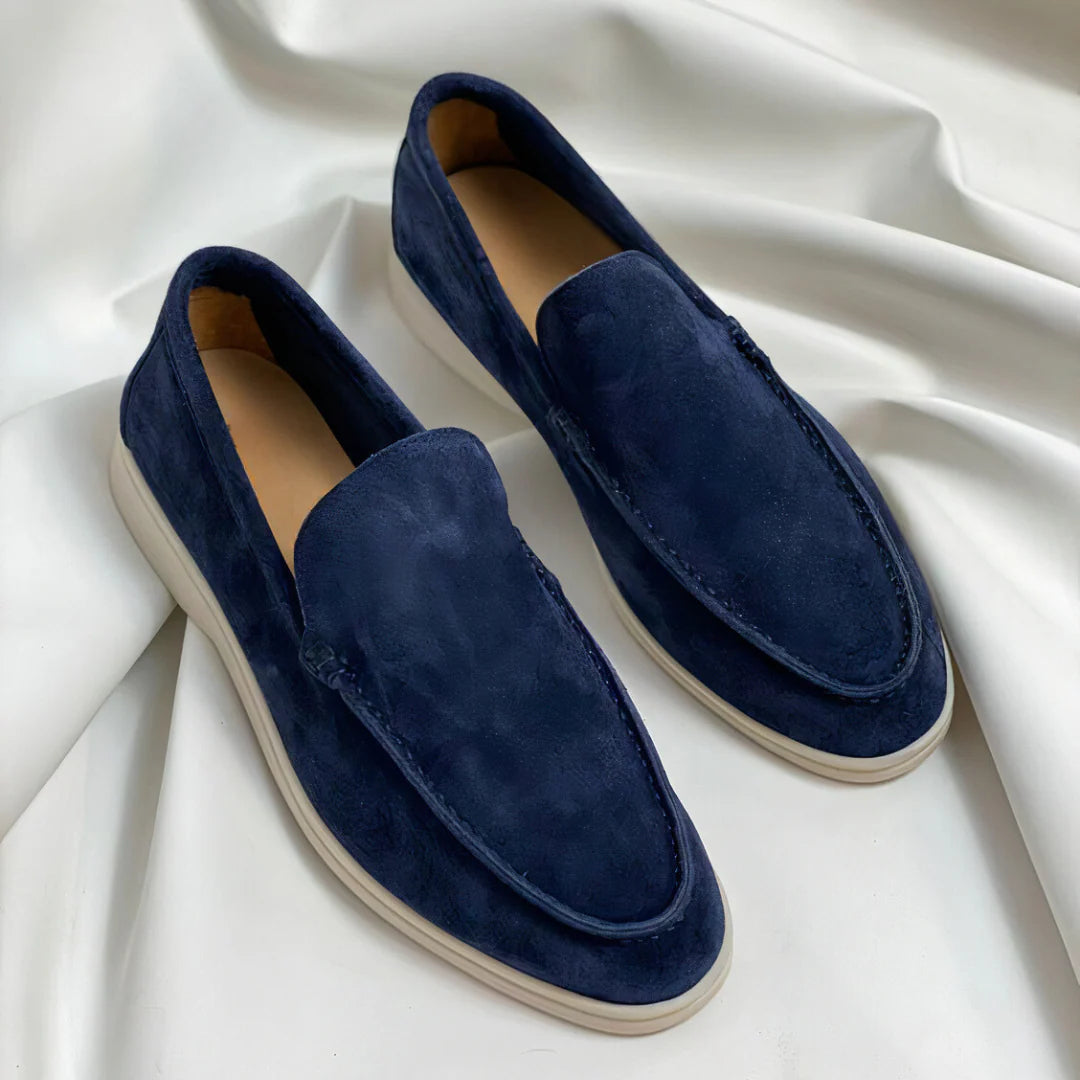 Giuseppe | Mocassini Uomo Slip-On Blu Scuro