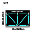 Gym Floor Mat for Soccer Training with Numbered Footwork Guides and Non-Slip Backing - Image 8