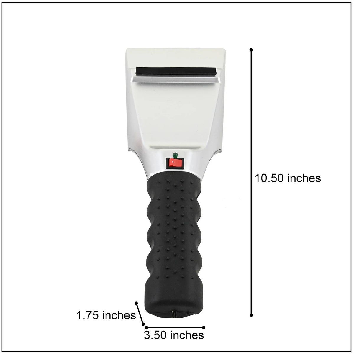 Heated Car Ice Scraper with 12v Power Plug and LED Light for Windshield - Image 8