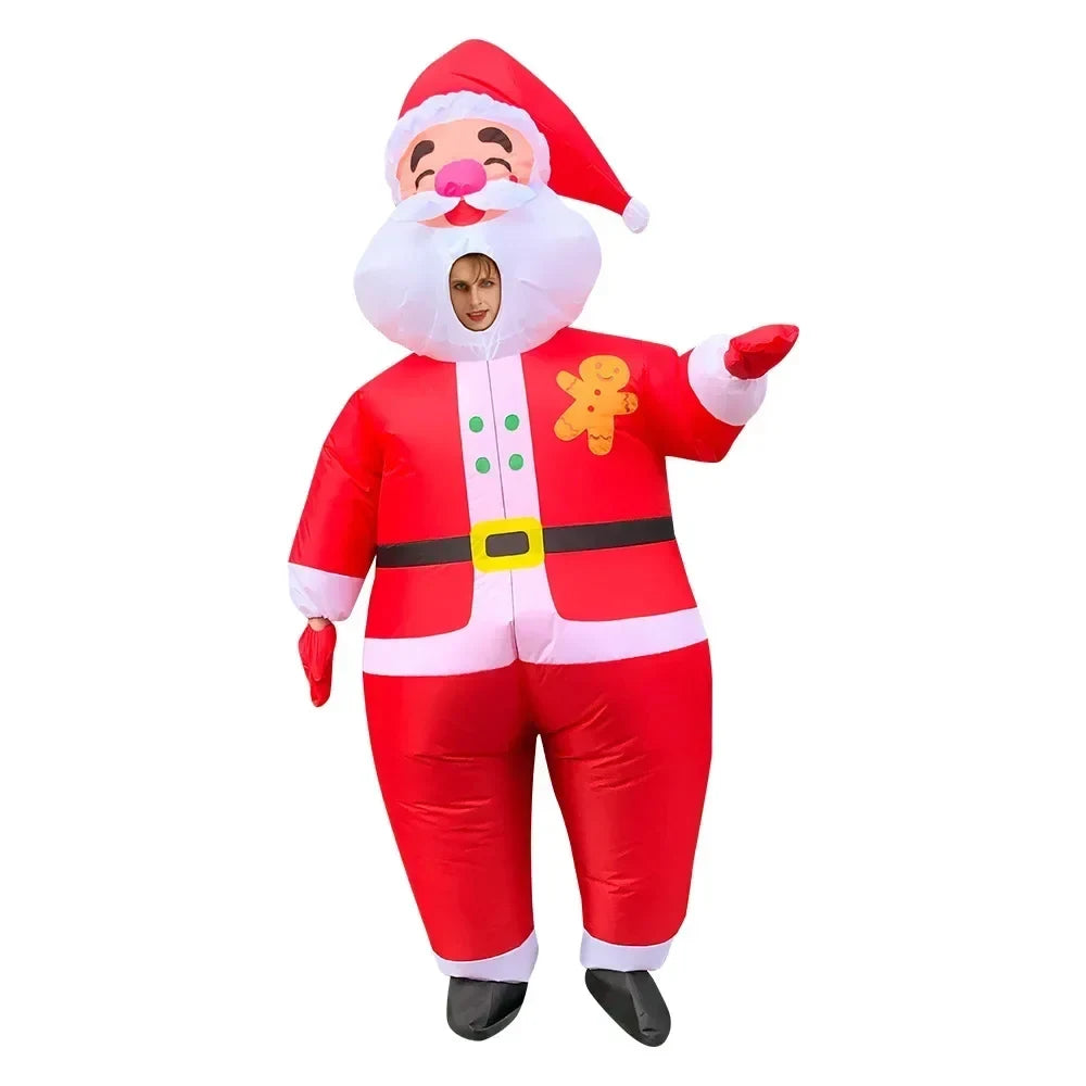 Inflatable Christmas Costume with Character Design and Full-Body Coverage for Holiday Events - Image 4