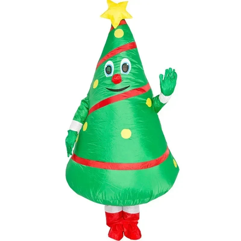 Inflatable Christmas Costume with Character Design and Full-Body Coverage for Holiday Events - Image 5