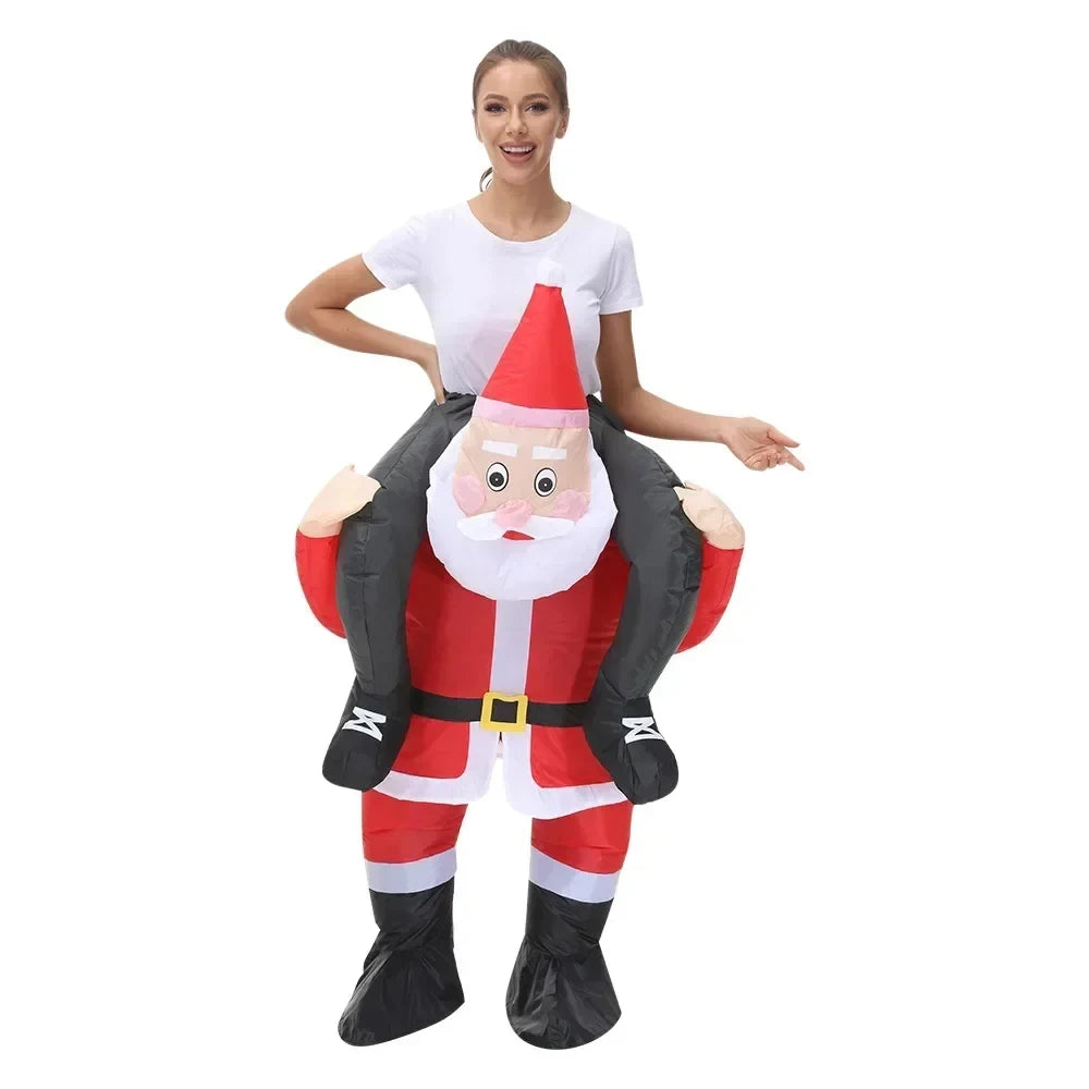 Inflatable Christmas Costume with Character Design and Full-Body Coverage for Holiday Events - Image 6