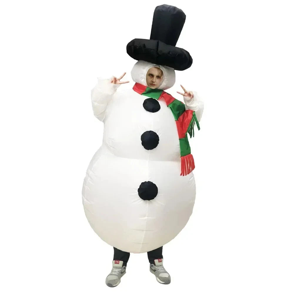 Inflatable Christmas Costume with Character Design and Full-Body Coverage for Holiday Events - Image 8