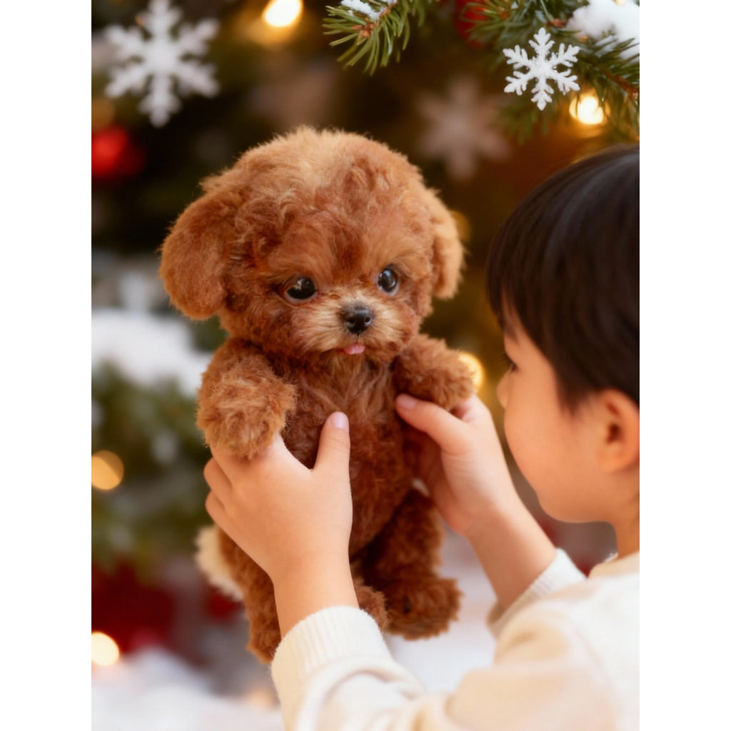Interactive Toy Dog with Sounds Movement and Plush Sitting Pose - Image 5