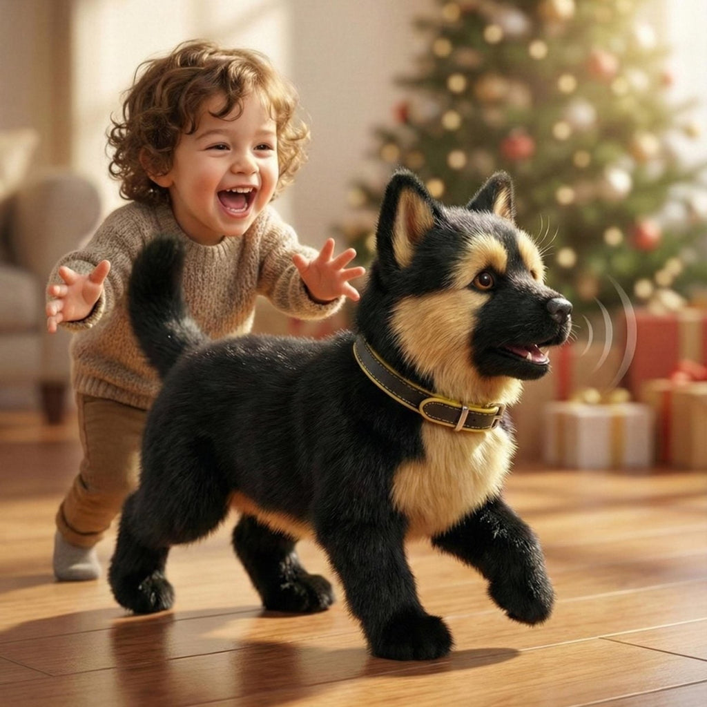 Interactive Toy Dog with Walking Barking and Wagging Electronic Robot Puppy - Image 3